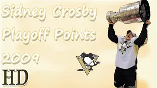 All Sidney Crosby Points of the 2009 Playoffs (HD)