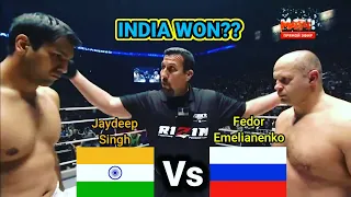 Jaydeep Singh (India) Vs. Fedor Emelianenko (Russia) - Did India Win?