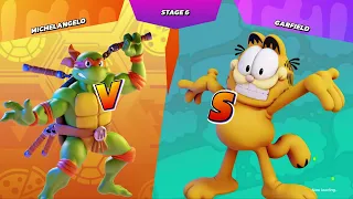 Nickelodeon All-Star Brawl (Arcade Mode - Very Hard) Michelangelo Gameplay