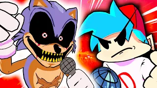 Sonic.EXE V.S Boyfriend in Friday Night Funkin' VR Part.2 - (VRChat: FNF Mods)