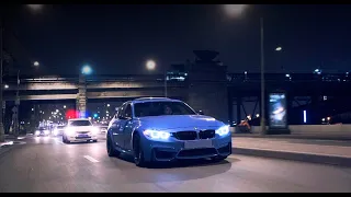 BMW M3 F80 NIGHT DRIFT IN MOSCOW