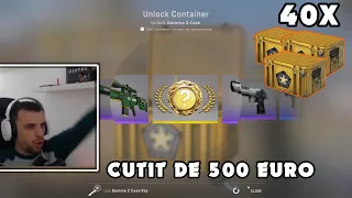 DIN 40 DE CUTII AM LUAT CUTIT DE 500 EURO - CS GO CASE OPENING Romania