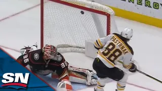 Bruins' David Pastrnak Converts Breakaway Finish For 13th Career Hat Trick vs. Ducks