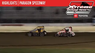 Xtreme Outlaw Midget Series | Paragon Speedway | September 1 | HIGHLIGHTS