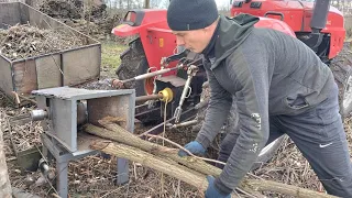 😉 Подрібнювач гілок до трактора своїми руками! БЕЗКОШТОВНА гаряча вода!!!