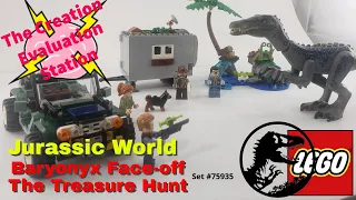 Lego Jurassic World Baryonyx Face-off: The Treasure Hunt set #75935 Review