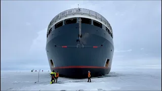 Traveling to the North Pole, Part 3 - on a luxury icebreaker ship - Through the ice