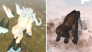 FROZEN BEHEMOTH vs BEHEMOTH - Kaiju Universe (Comparação)