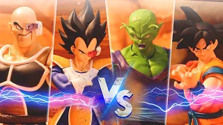 Dragon Ball Gfuel Stop motion - Vegeta and Nappa VS Goku and Piccolo 達爾&拿帕 vs 悟空&比克