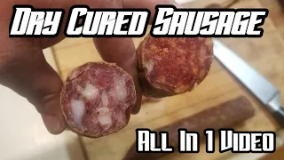 Dry Cured Fermented Sausage, the whole process!