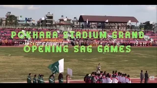 Pokhara stadium | SAG game grand opening at pokhara stadium latest update