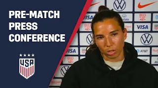PRE-MATCH PRESS CONFERENCE: Tobin Heath | USWNT vs. Paraguay | September 21, 2021
