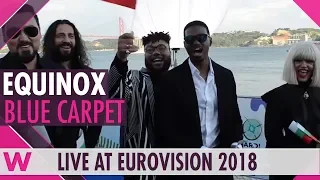 Equinox (Bulgaria) @ Eurovision 2018 Red / Blue Carpet Opening Ceremony