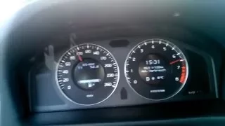 Volvo S80 3.2l AWD 238PS acceleration 0-160km/h