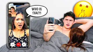 FACETIME CHEATING PRANK ON FIANCE!