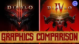 Diablo 3 vs Diablo 4 Graphics Comparison (2012 vs 2023) - Barbarian & Sorcerer Class