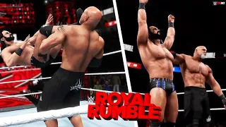 WWE 2K20 SIMULATION: Goldberg vs Drew McIntyre | Royal Rumble 2021 HIGHLIGHTS