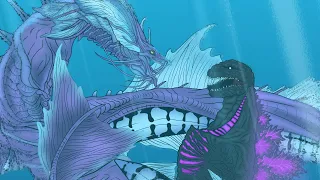 Titanus Tiamat vs. Shin Godzilla : Primordial Water Goddess