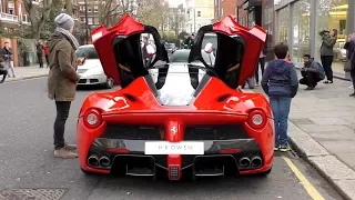 $2Million, 963 HorsePower Ferrari LAFERRARI on the road in London!