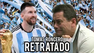 Tomas Roncero se rie del mundial que está haciendo Messi antes de tiempo y vaya zasca que se lleva