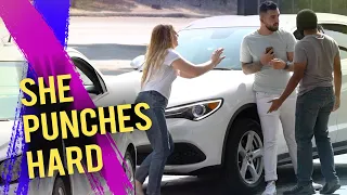 CHEATER GIRLFRIEND PUNCHES BOYFRIEND 😱 💥 - SENT TO HOSPITAL