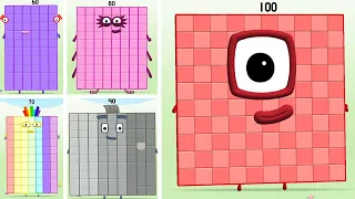 Meet The Numberblocks! - Play Quiz, Counting, Learn To Draw Numbers 60 - 100 -  Kids Learning Game