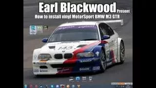 how to install MotorSport vinyl BMW M3 GTR in NFS MW 2005