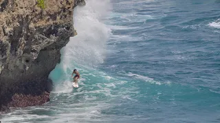 Surfing Indonesia | Uluwatu Cliff side