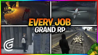Grand RP: Every Job In The City! | Make Money In Grand RP | Easy Money Grand RP!