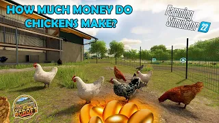 How Much Money Do Chickens Make? | Farming Simulator 22