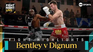 SAVAGE STOPPAGE! 🏆 | Denzel Bentley vs Danny Dignum | Fight Night Highlights