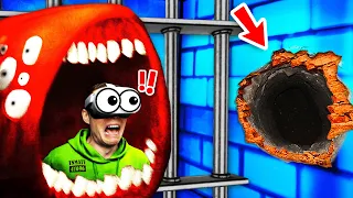 Escaping TRAIN EATER PRISON In VIRTUAL REALITY (Prison Boss VR)