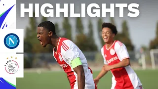 Hato is a centre-back 😳⛷️ |  Highlights Napoli - Ajax O18 | UEFA Youth League