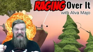 RAGING OVER IT RAGE COMPILATION | Golfing Over It - Part 2