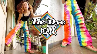 Tie-Dye Jeans! || Easy DIY