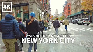 [Full Version] NEW YORK CITY - Walking Tour Manhattan Lexington Ave, 5th Ave, Union Square, Broadway