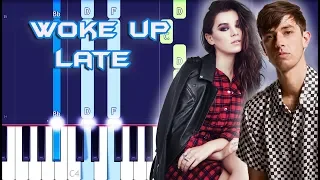 Drax Project - Woke Up Late ft. Hailee Steinfeld Piano Tutorial EASY (Piano Cover)