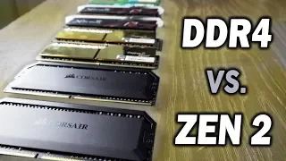 DDR4 Memory Speeds Vs. Ryzen 5 3600