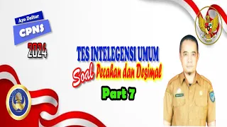 Rahasia Cepat menjawab Soal SKD TIU cpns 2024  pecahan dan desimal part 7