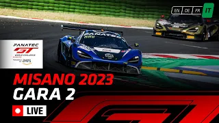 LIVE | Gara 2 | Misano | Fanatec GT World Challenge Europe Powered by AWS (Italian)