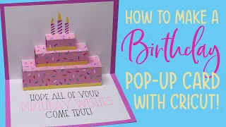 DIY Pop Up Cake Card - Easy DIY Birthday Card