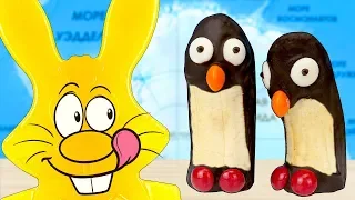 JELLY RABBIT HARITON WENT IN ANTARCTICA AND BANANA PENGUINS