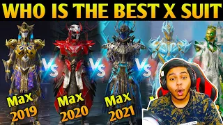 Ocean Archlord vs Blood RAVEN vs PHARAOH vs Arcane Jester X-Suit BEST Moments in PUBG Mobile