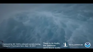 Saildrone Captures Video from INSIDE a Hurricane Sam!