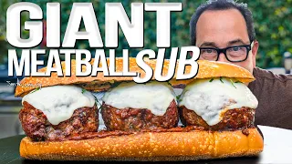 MAKING A GIANT MEATBALL SUB | SAM THE COOKING GUY 4K