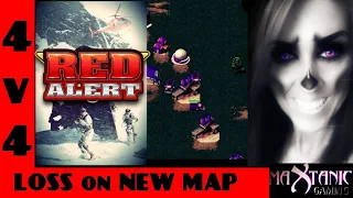 4 on 4 Command & Conquer Red alert Remastered LOSS, DIFFERENT MAP FOR ME!