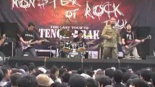"TENGKORAK" band Grindcore LIVE CONCERT AT MONSTER OF ROCK TOUR 2008