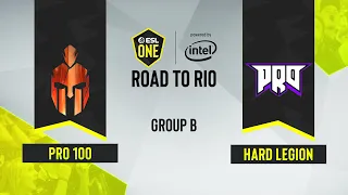 CS:GO - Pro100 vs. Hard Legion Esports [Inferno] Map 2 - ESL One Road to Rio - Group B - CIS