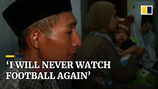 Indonesian man loses nearly his entire family in football stadium stampede