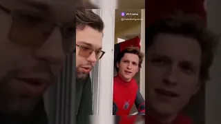 Tom Holland and russian language #человекпаук #shorts #кино #ТомХолланд #юмор